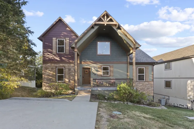 The front of Deep Forest Retreat before the redesign
