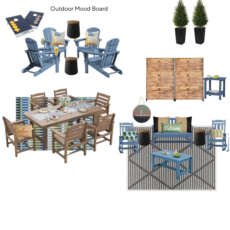 Outdoor mood board