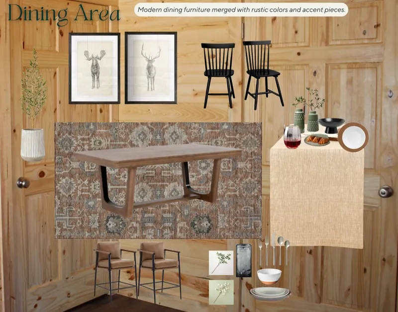 Dining room design board